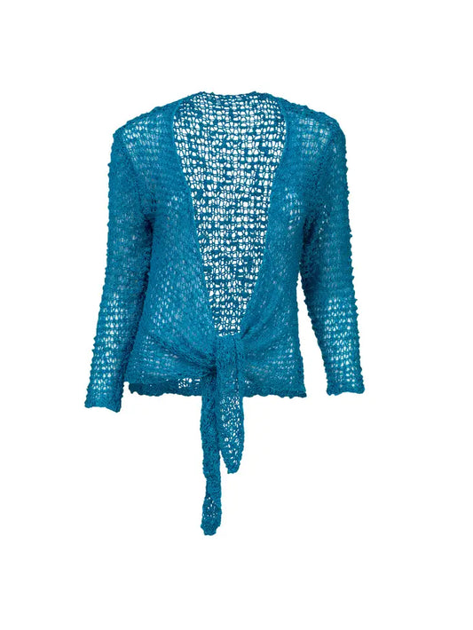 Open Knit Lightweight Cardigan Sweater
