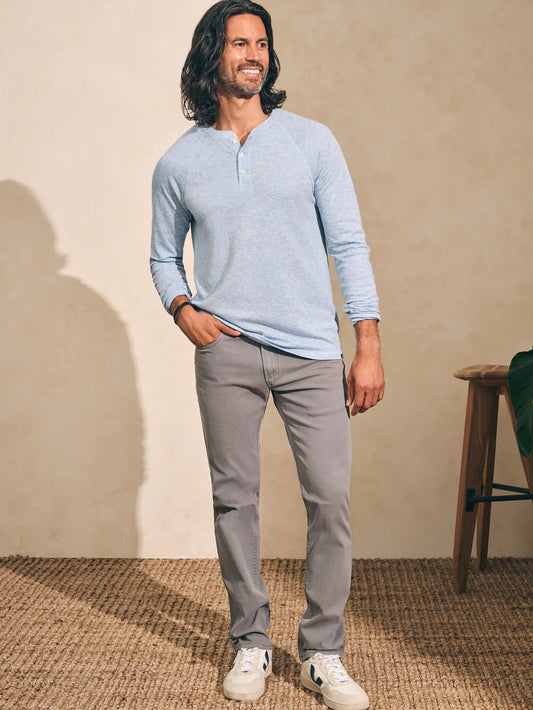 Faherty Cloud Long Sleeve Henley
