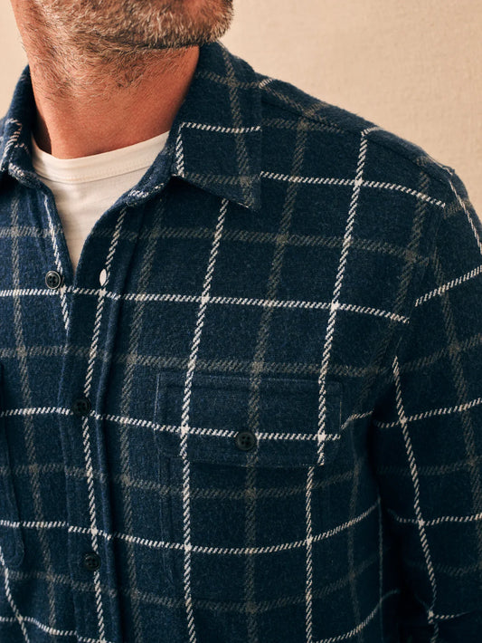 Faherty Legend Sweater Shirt - Plaid