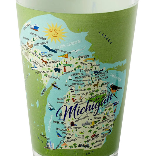 Michigan Pint Glass