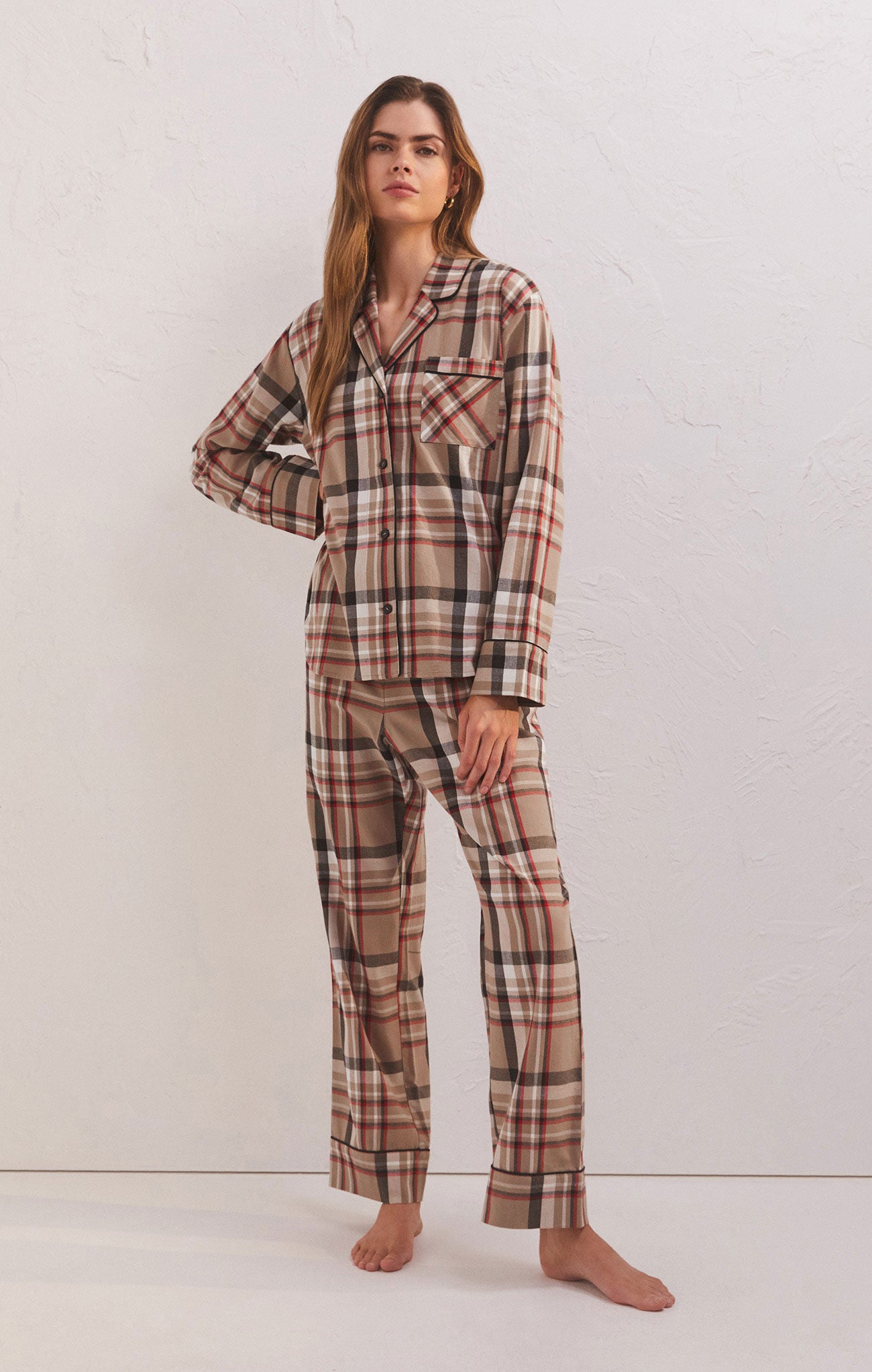 Dreamer Plaid Pajama Set