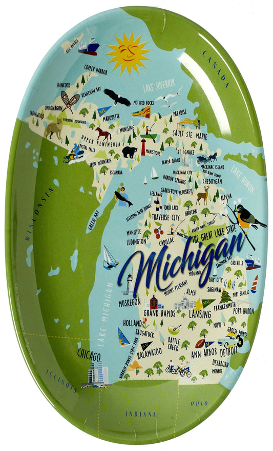 Michigan Tidbit Tray