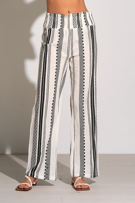 Jacquard Stripe Pants
