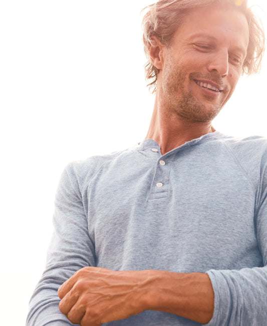 Faherty Cloud Long Sleeve Henley