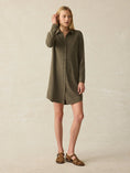 Load image into Gallery viewer, Legend Sweater Dress - Olive Twill
