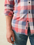 Load image into Gallery viewer, Legend Sweater Shirt - Cherry Blue Buffalo Plaid
