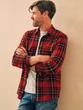 Load image into Gallery viewer, Faherty Legend Sweater Shirt - Plaid

