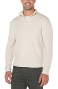 Load image into Gallery viewer, Liverpool Button Mock Neck Sweater
