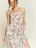 Load image into Gallery viewer, Leaf Print Baby Doll Strap Dress
