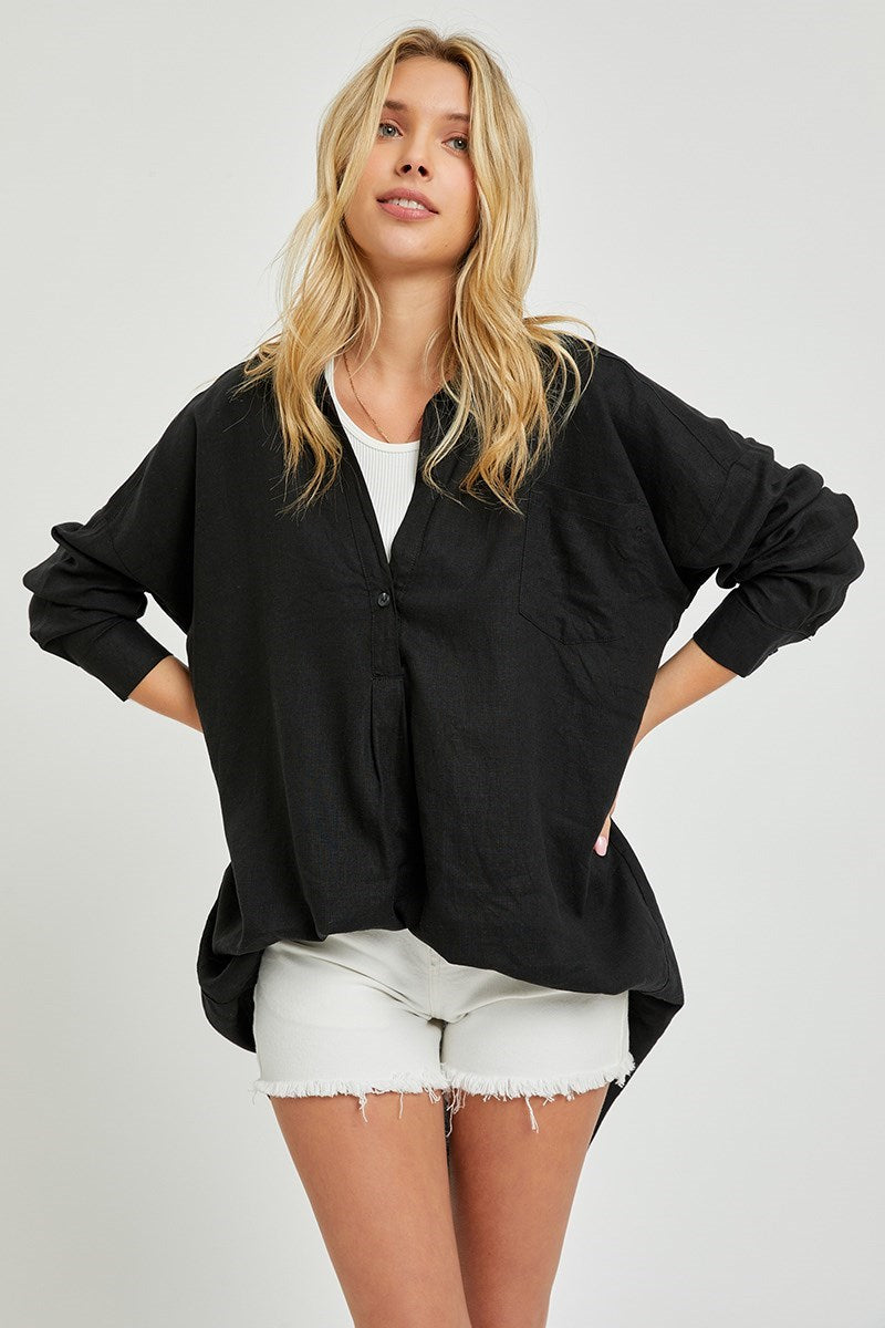 Oversize Poplin Shirt