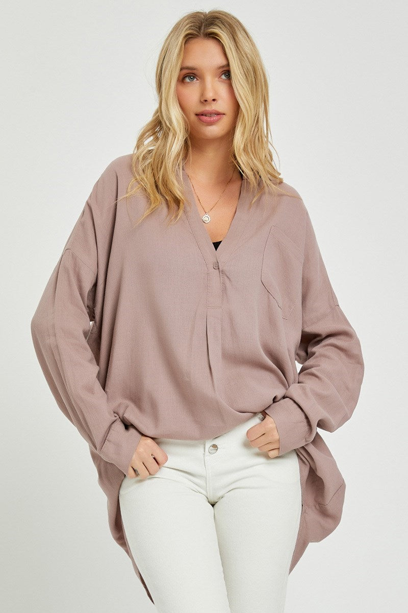 Oversize Poplin Shirt