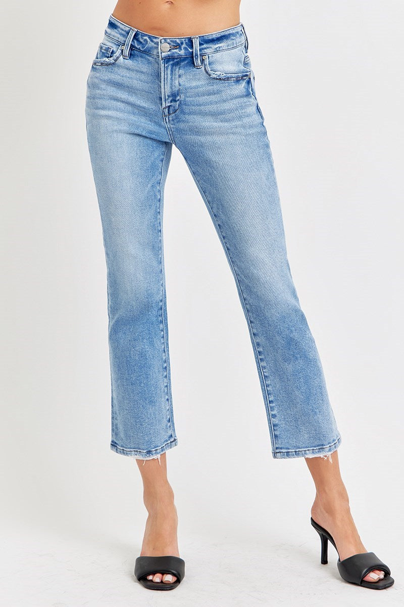 Charlie Low Rise Crop Slim Jean