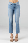 Load image into Gallery viewer, Ceros Denim Mid Rise Crop Flare
