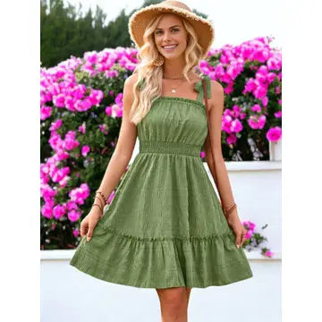 Smocked Ruffle Dress