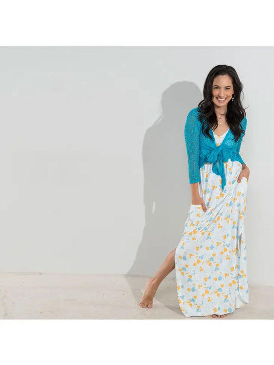 Open Knit Lightweight Cardigan Sweater