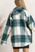 Load image into Gallery viewer, Hunter Green Flannel Shacket
