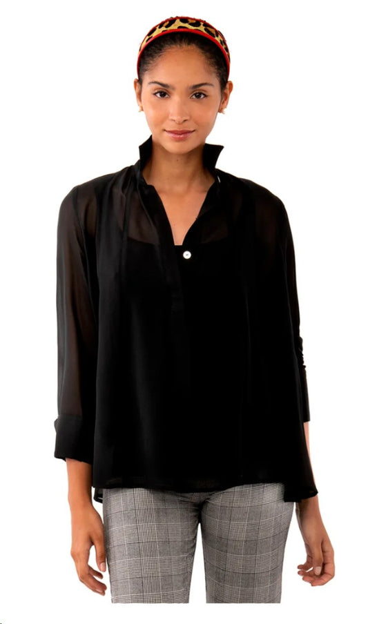 Gretchen Scott Solid Seamed Top