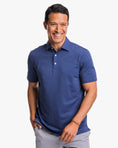 Load image into Gallery viewer, Men's Short Sleeve Breeze Performance Heather Polo
