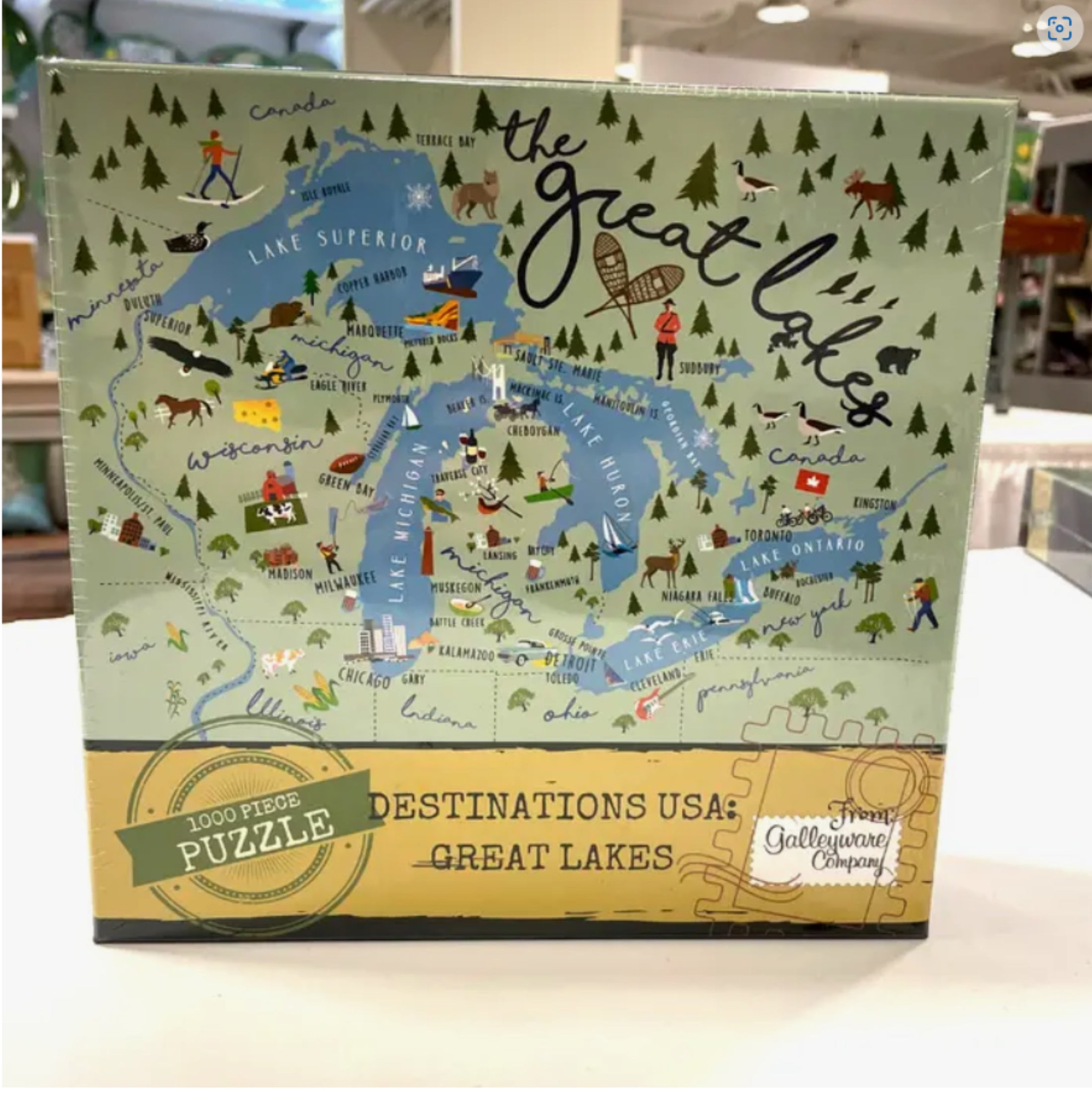 Great Lakes Puzzle, 1000 piece