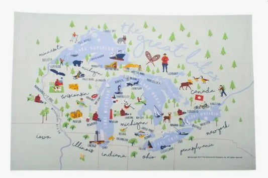 Great Lakes Tea Towel