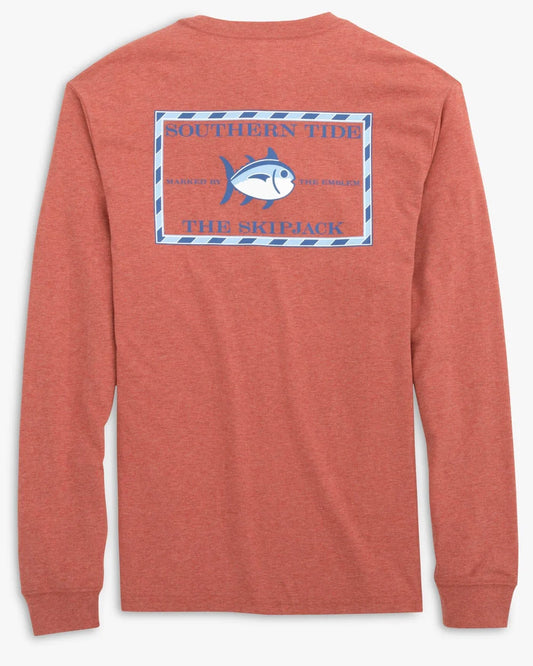 Long Sleeve Heather Original Skipjack Tee