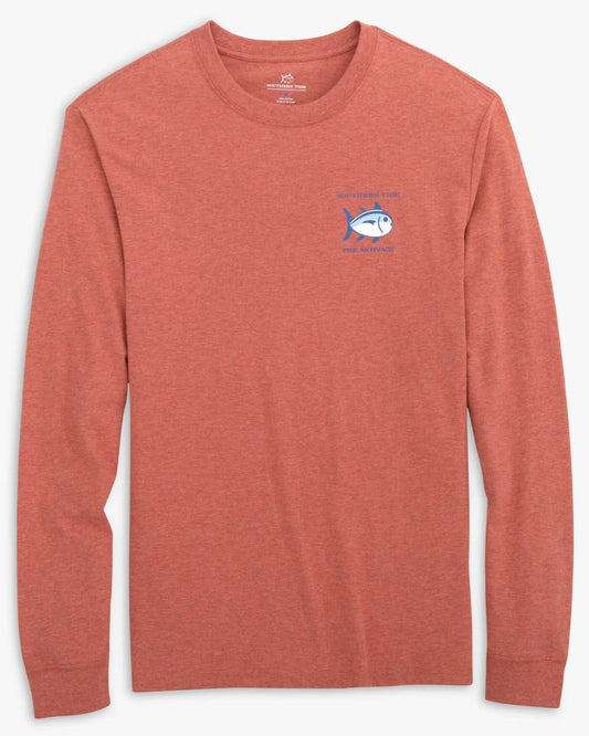 Long Sleeve Heather Original Skipjack Tee