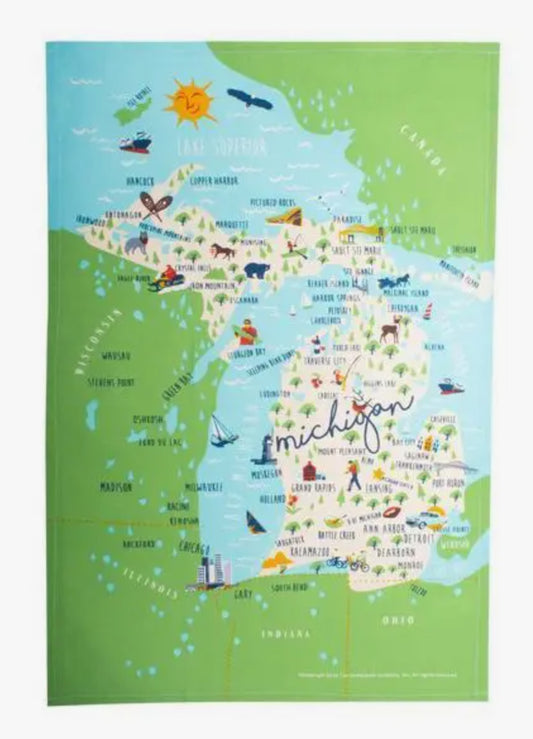 Michigan Tea Towel
