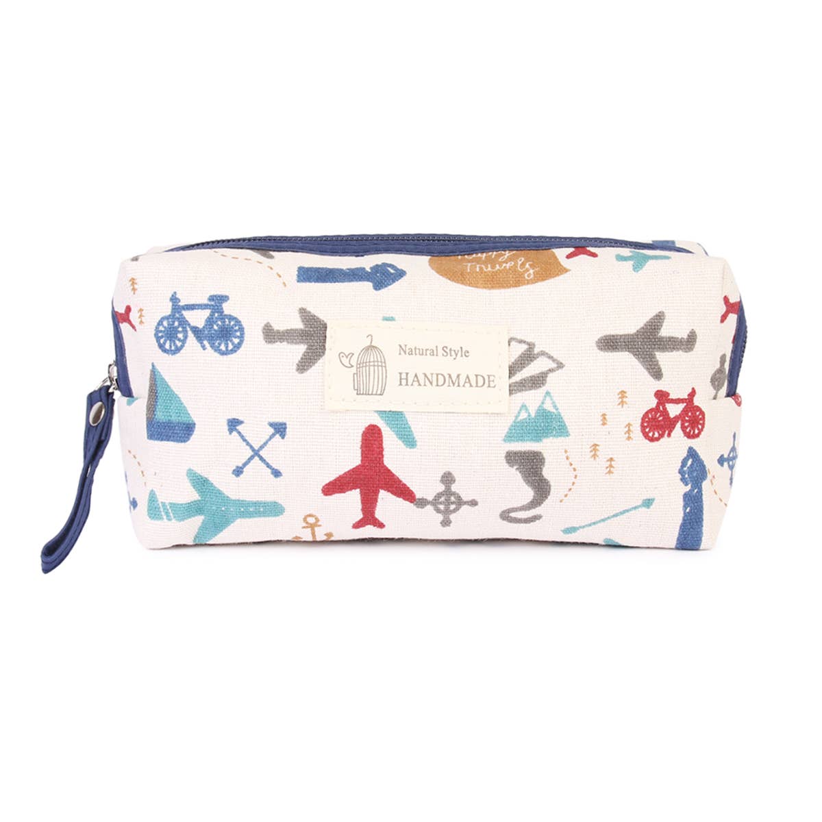 Travel Print  Cosmetic Pouch