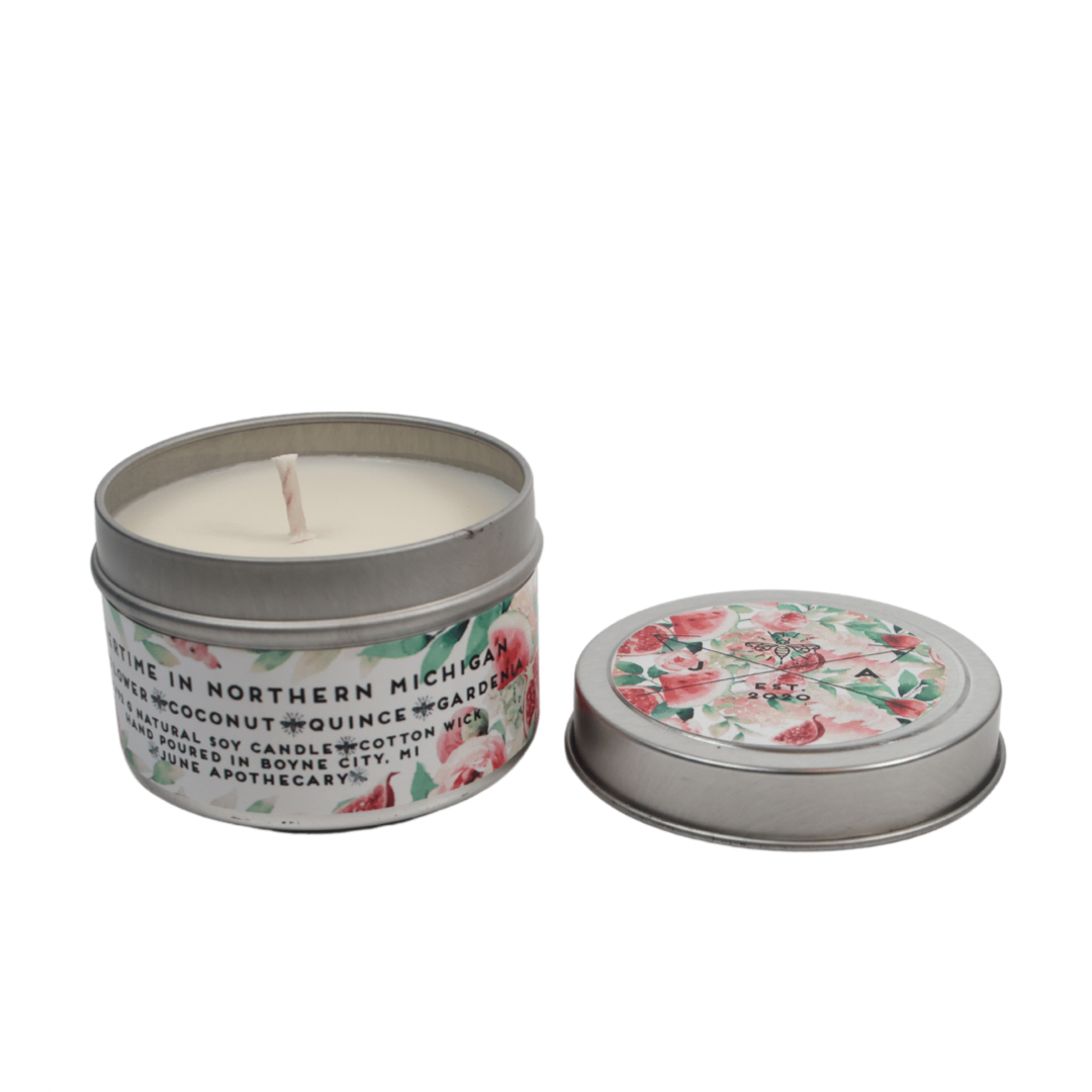 Summertime in Northern Michigan 4oz Travel Candle